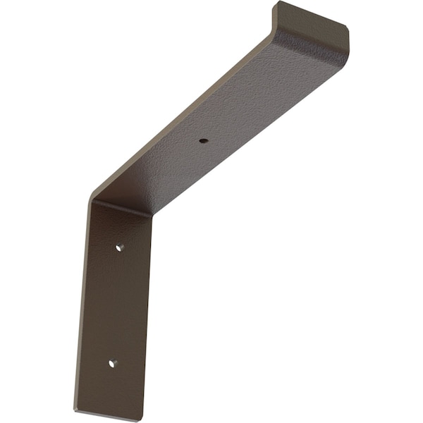 Ekena Millwork Steel Truss Shelf Bracket, Hammered Brown 2"W x 10"D x 7 1/4"H BKTM02X10X07TSHBR - main
